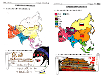 星湾学生手绘地图献礼建党百年